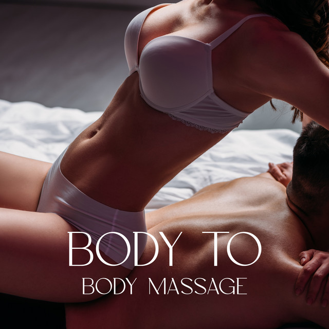 Body-to-body massage promotional image showing a close-contact massage treatment